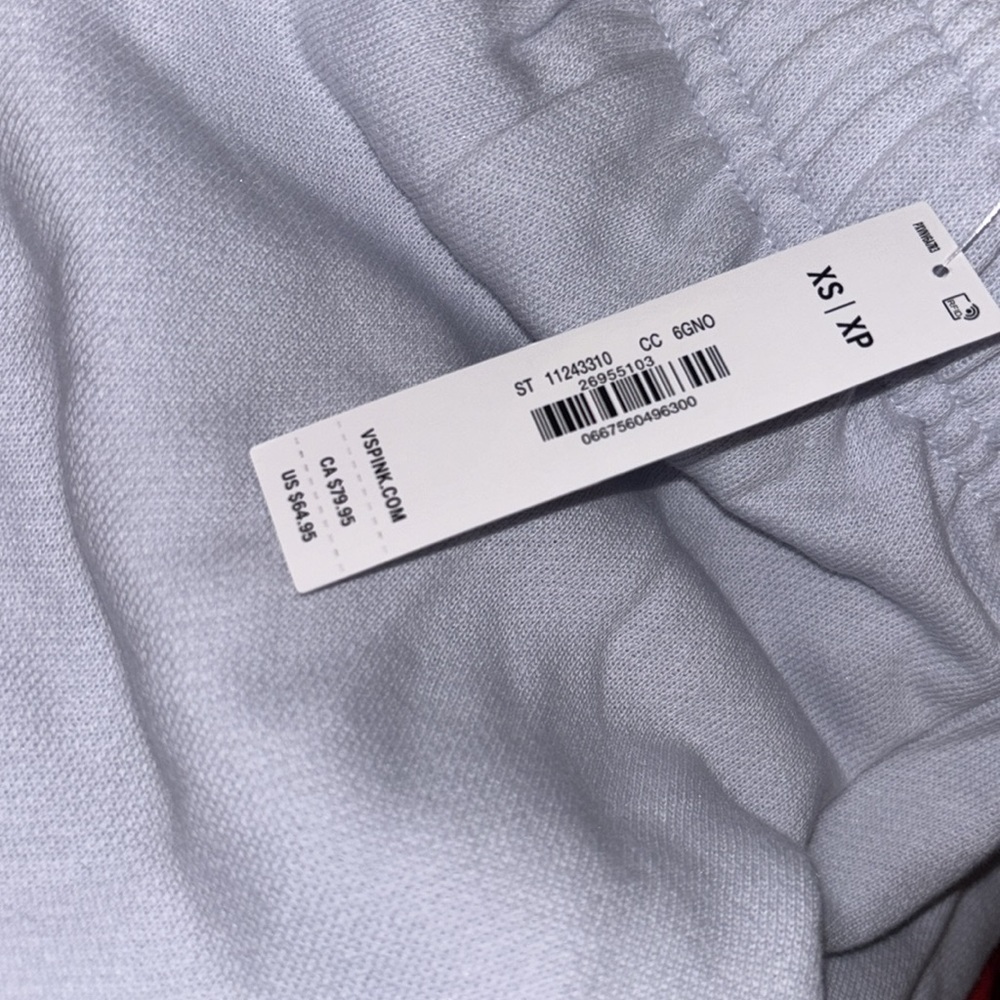 PINK Victoria Secret Ivy Fleece Campus Bling Sweatpants - Picture 11 of 11